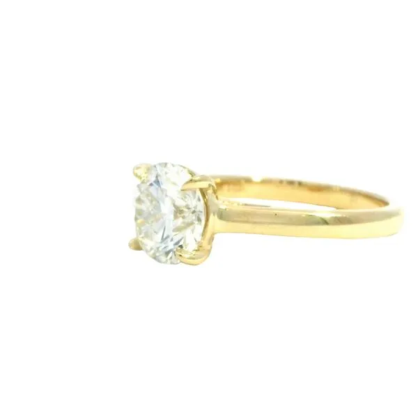 Lab grown 2ct Round Soitaire -14ky Image 2 Bryan Jewelry Prattville, AL