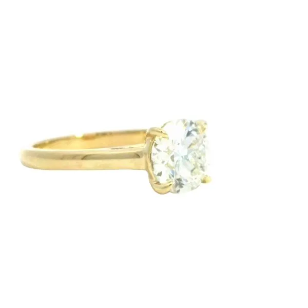 Lab grown 2ct Round Soitaire -14ky Image 3 Bryan Jewelry Prattville, AL