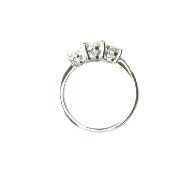 3 Stone Lab Grown Diamond ring in 14kw Image 4 Bryan Jewelry Prattville, AL