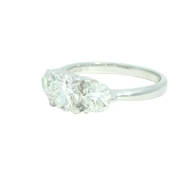 3 Stone Lab Grown Engagement Ring in 14kw Image 3 Bryan Jewelry Prattville, AL