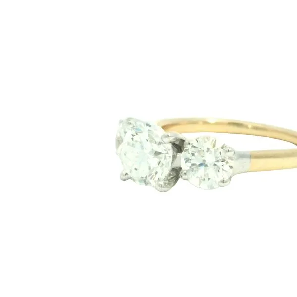 Bold Brilliance, Beautifully Balanced<br>, Labgrown 3 stone Ring-14ky-3ctw Image 2 Bryan Jewelry Prattville, AL