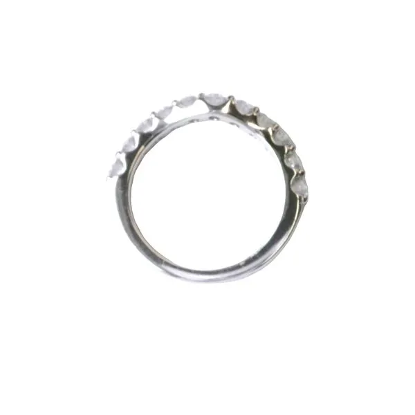 Classic Sparkle, Modern Ethic 1ctw Lab Grown Curved Diamond Band in 14kw Image 3 Bryan Jewelry Prattville, AL