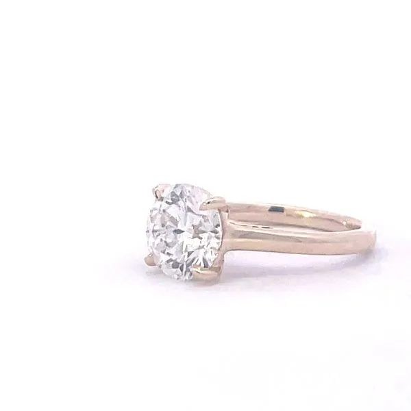 3 ct Lab Grown Round Brilliant Cut Solitiare-14ky Image 2 Bryan Jewelry Prattville, AL