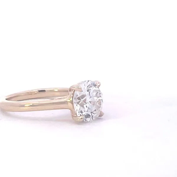 3 ct Lab Grown Round Brilliant Cut Solitiare-14ky Image 3 Bryan Jewelry Prattville, AL