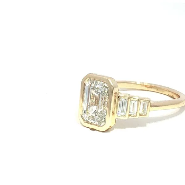 Emerald Radiance - Lab Grown Engagement Ring Image 3 Bryan Jewelry Prattville, AL