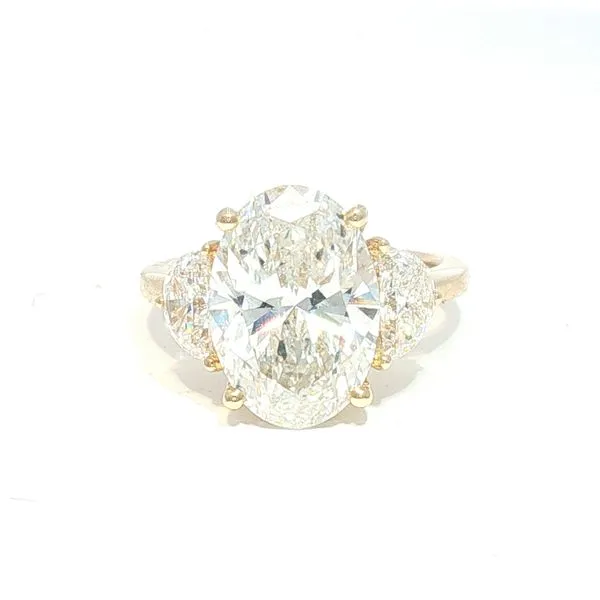 Magnificent in Scale, Masterful in Sparkle - Lab Grown Oval Diamond Ring Bryan Jewelry Prattville, AL