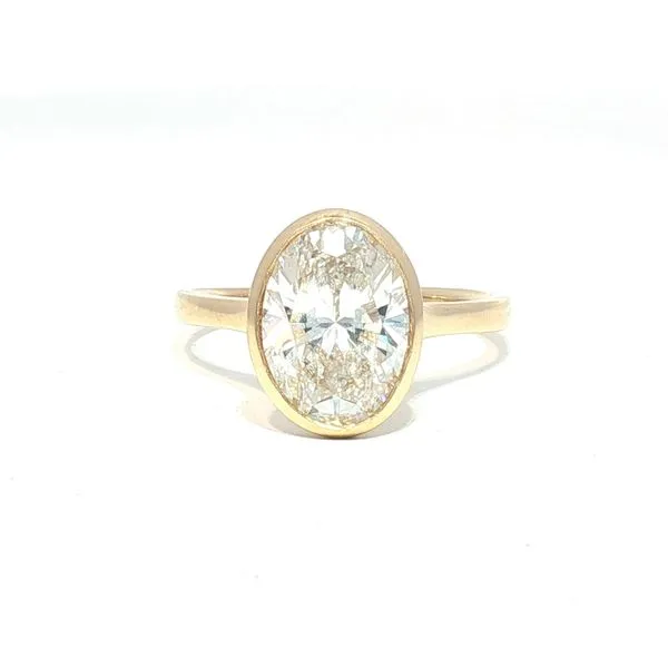 Bezel Set Diamond Engagment Ring Bryan Jewelry Prattville, AL