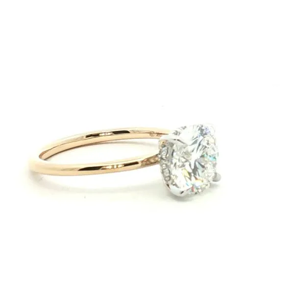 Brilliance Revealed: Two-Tone Hidden Halo Lab-Grown Diamond Ring Image 2 Bryan Jewelry Prattville, AL