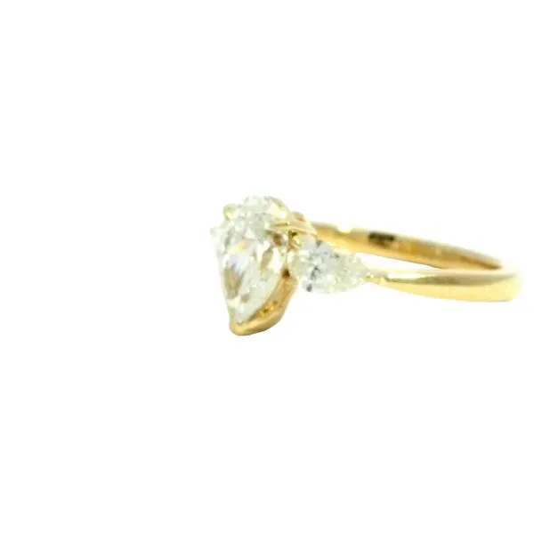 3 Stone Pear Ring Image 3 Bryan Jewelry Prattville, AL