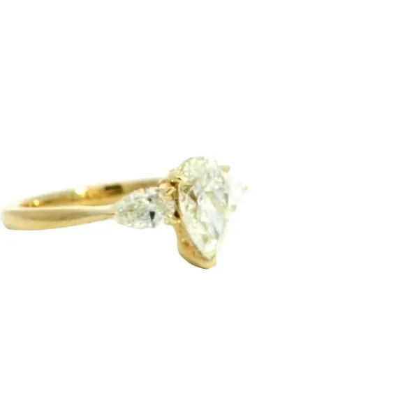 3 Stone Pear Ring Image 4 Bryan Jewelry Prattville, AL