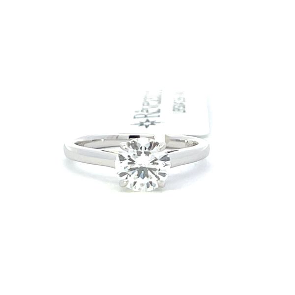 Lab-grown 4 prong diamond solitaire in 14k white gold Image 4 Bryan Jewelry Prattville, AL