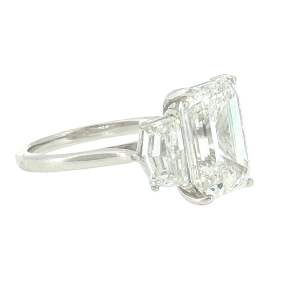 Architectural Brilliance: Lab-Grown Emerald Cut Diamond Ring Image 2 Bryan Jewelry Prattville, AL