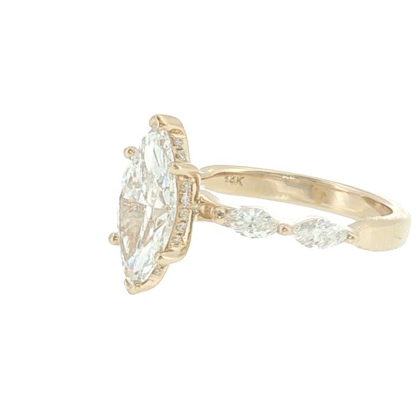 Graceful Brilliance: Marquise Diamond Engagement Ring Image 3 Bryan Jewelry Prattville, AL
