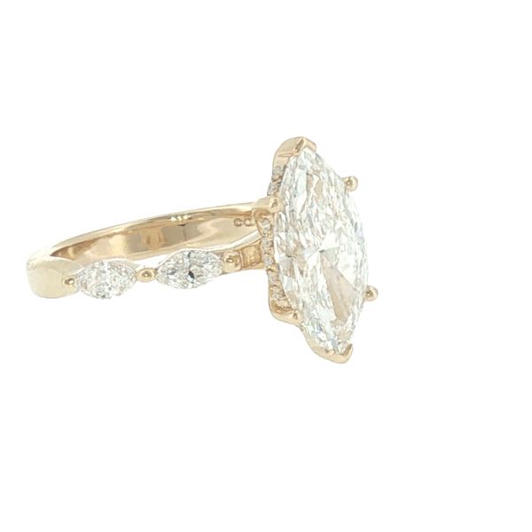 Graceful Brilliance: Marquise Diamond Engagement Ring Bryan Jewelry Prattville, AL