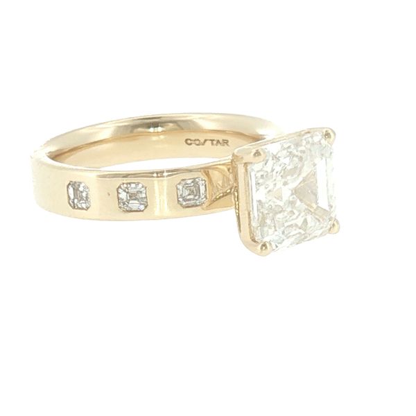 Architectural Elegance: Asscher Cut Diamond Engagement Ring Image 2 Bryan Jewelry Prattville, AL
