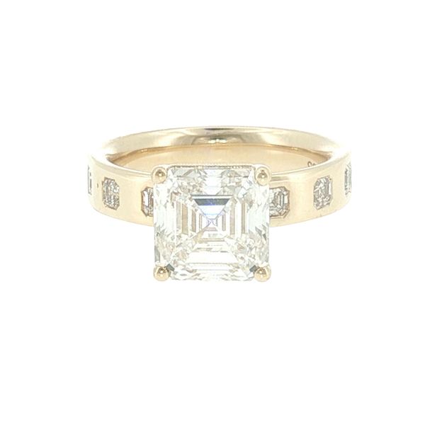 Architectural Elegance: Asscher Cut Diamond Engagement Ring Bryan Jewelry Prattville, AL