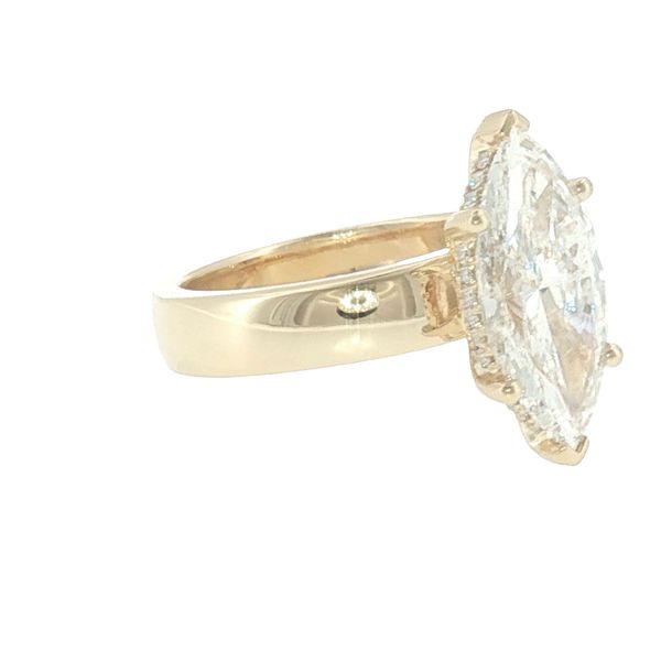 Dramatic Elegance: Marquise Diamond Hidden Halo Ring Image 2 Bryan Jewelry Prattville, AL