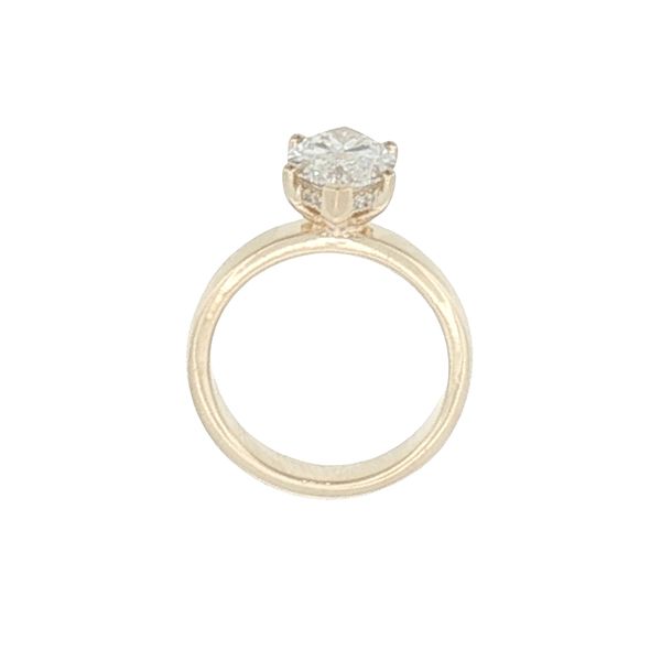 Dramatic Elegance: Marquise Diamond Hidden Halo Ring Image 4 Bryan Jewelry Prattville, AL