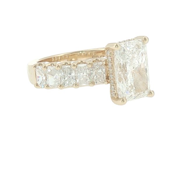 Brilliant Luxury: Radiant Cut Diamond Statement Ring Image 3 Bryan Jewelry Prattville, AL
