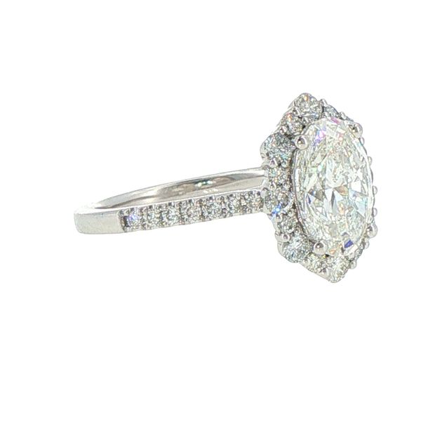 Radiant Elegance with Hidden Sparkle and Halo Brilliance. Image 2 Bryan Jewelry Prattville, AL