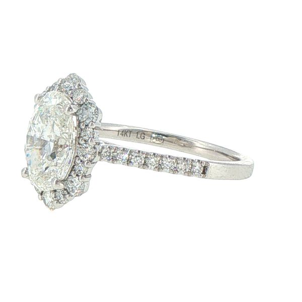 Radiant Elegance with Hidden Sparkle and Halo Brilliance. Image 3 Bryan Jewelry Prattville, AL