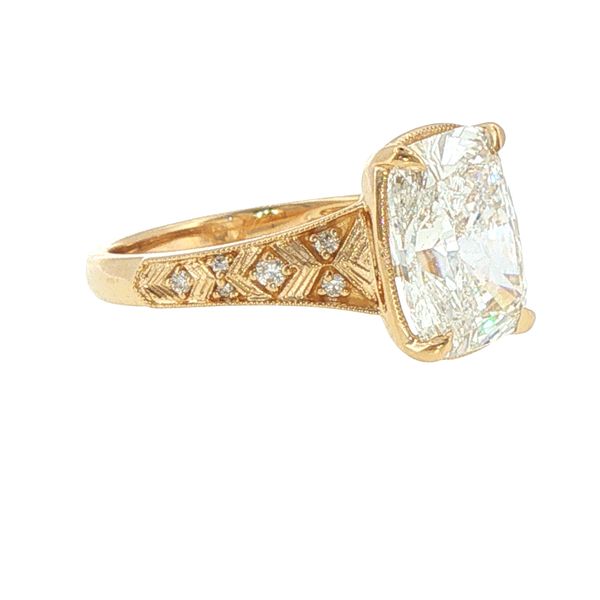 Vintage-Inspired Detail with Bold Radiant Brilliance. Image 2 Bryan Jewelry Prattville, AL