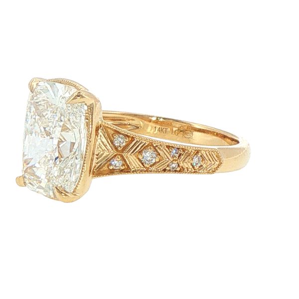 Vintage-Inspired Detail with Bold Radiant Brilliance. Image 3 Bryan Jewelry Prattville, AL