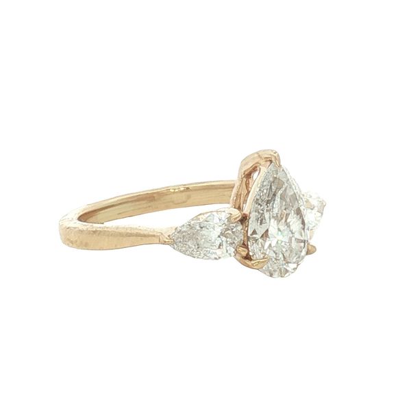 3 Stone Pear Ring Image 2 Bryan Jewelry Prattville, AL