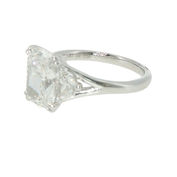 Three Stone Lab Grown Diamond Engagement Ring Image 2 Bryan Jewelry Prattville, AL