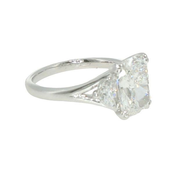 Three Stone Lab Grown Diamond Engagement Ring Image 4 Bryan Jewelry Prattville, AL