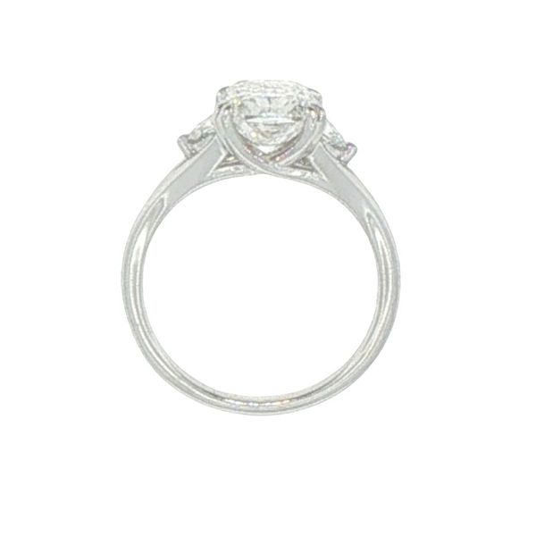 Three Stone Lab Grown Diamond Engagement Ring Image 5 Bryan Jewelry Prattville, AL