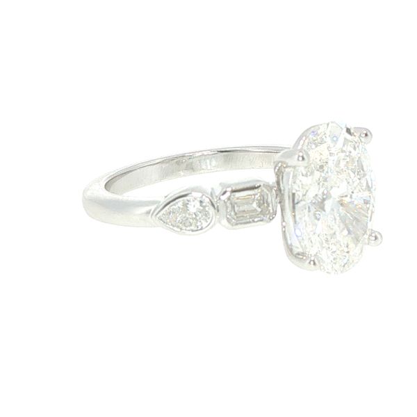 Lab Grown Oval Diamond Ring Image 2 Bryan Jewelry Prattville, AL
