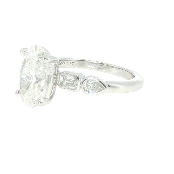 Lab Grown Oval Diamond Ring Image 3 Bryan Jewelry Prattville, AL