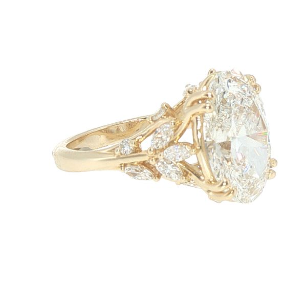Lab Grown Oval Diamond Ring Image 2 Bryan Jewelry Prattville, AL