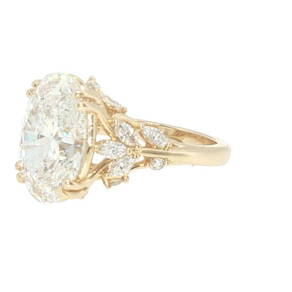 Lab Grown Oval Diamond Ring Image 3 Bryan Jewelry Prattville, AL