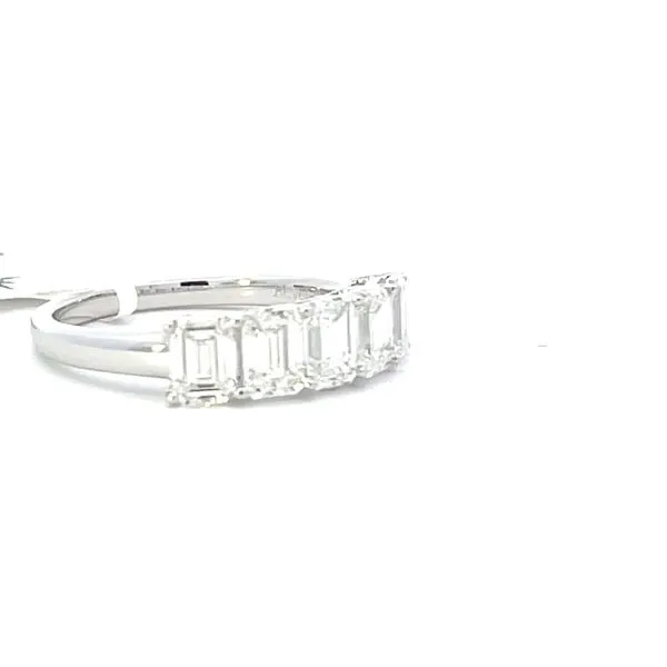 Lab-grown emerald cut diamond band Image 3 Bryan Jewelry Prattville, AL