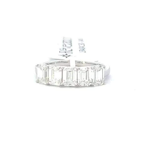 Lab-grown emerald cut diamond band Bryan Jewelry Prattville, AL