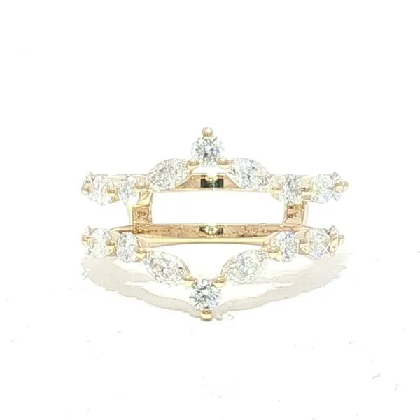 1 1/2ctw Lab Grown Diamond Ring Guard-14ky Bryan Jewelry Prattville, AL