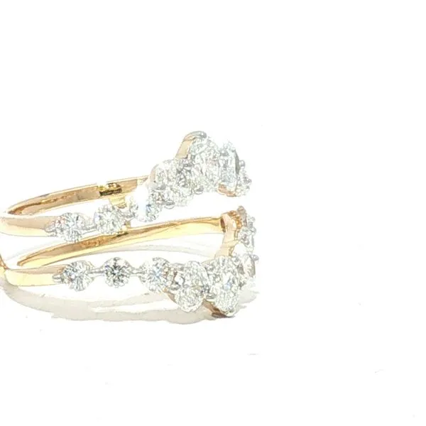 14ky 1 3/4ctw Lab Grown Diamond Ring Guard Image 5 Bryan Jewelry Prattville, AL