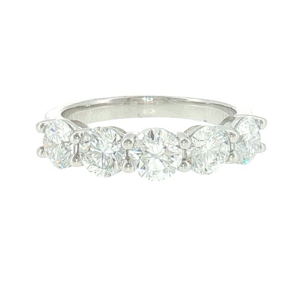 Timeless Brilliance: Five-Stone Diamond Band Bryan Jewelry Prattville, AL