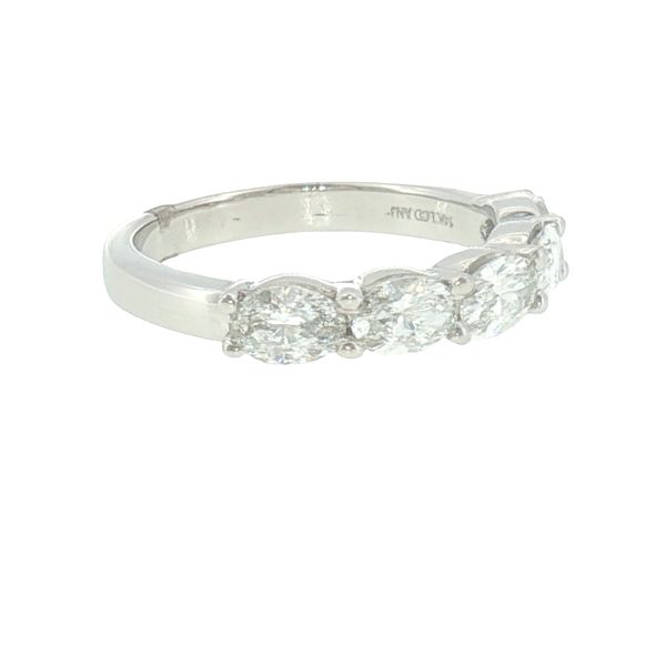 Modern Grace: East-to-West Oval Diamond Five-Stone Ring Image 2 Bryan Jewelry Prattville, AL
