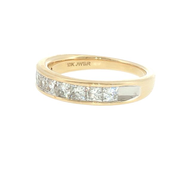 Modern Elegance: Princess-Cut Diamond Wedding Band Image 3 Bryan Jewelry Prattville, AL
