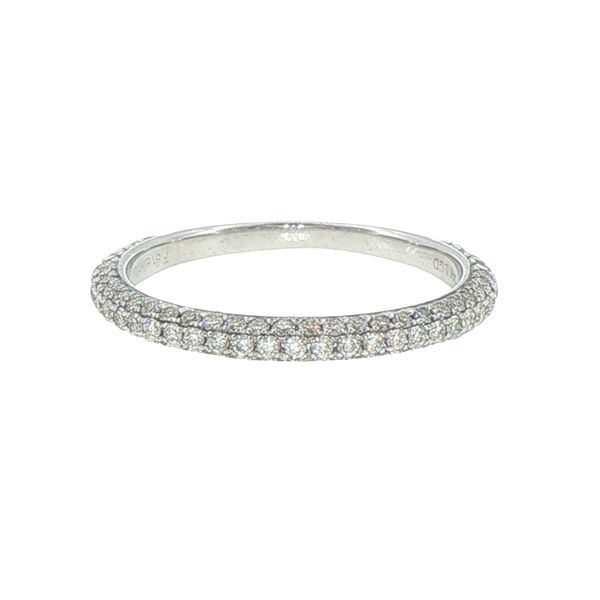 .60ctw Lab Grown Pavé Diamond Band in 14K White Gold Bryan Jewelry Prattville, AL