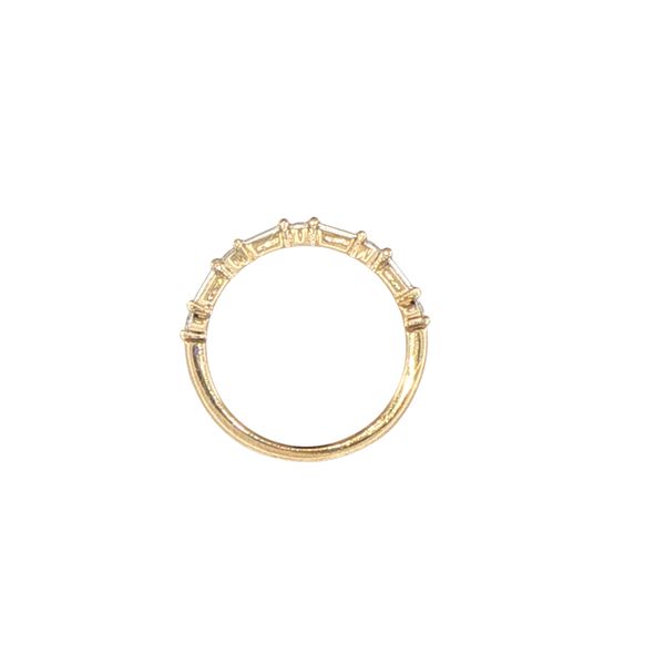 .33ctw Lab Grown Baguette & Round Diamond Band in 14K Yellow Gold Image 2 Bryan Jewelry Prattville, AL
