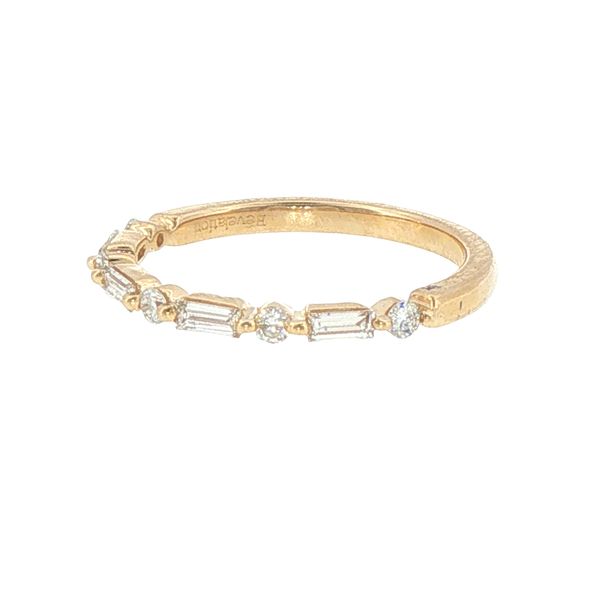 .33ctw Lab Grown Baguette & Round Diamond Band in 14K Yellow Gold Image 4 Bryan Jewelry Prattville, AL