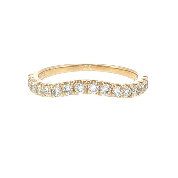.50ctw Lab Grown Contoured Diamond Band in 14K Yellow Gold Bryan Jewelry Prattville, AL