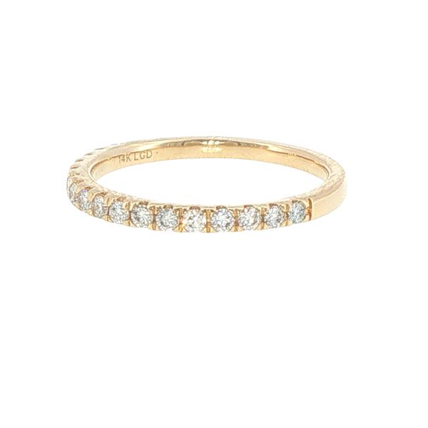 .33ctw Lab Grown Diamond Anniversary Band in 14K Yellow Gold Image 4 Bryan Jewelry Prattville, AL