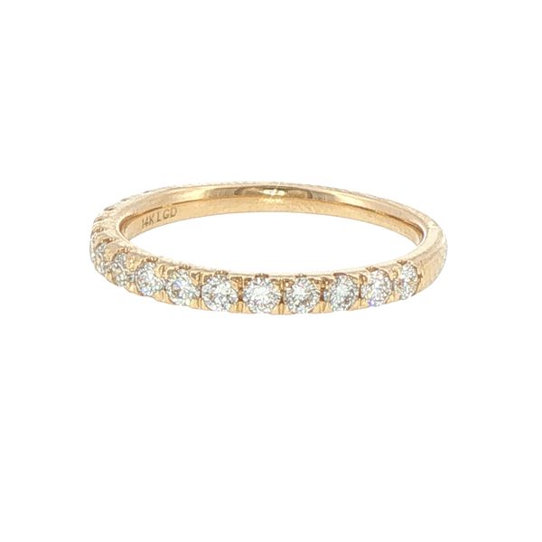 .50ctw Lab Grown Diamond Anniversary Band in 14K Yellow Gold Image 4 Bryan Jewelry Prattville, AL