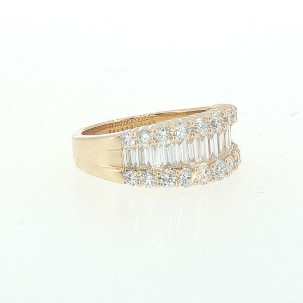 Baguettes & Brilliance Diamond Band Image 3 Bryan Jewelry Prattville, AL