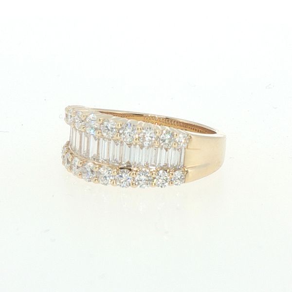 Baguettes & Brilliance Diamond Band Image 4 Bryan Jewelry Prattville, AL